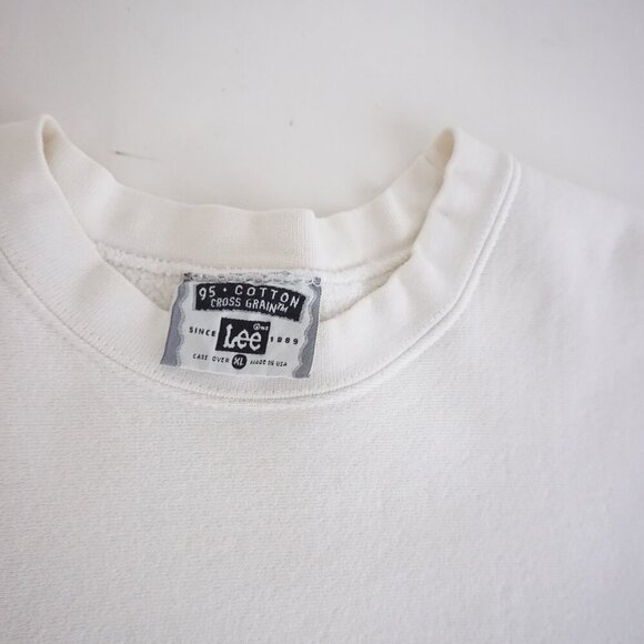 Vintage Lee White March of Dimes Wonder Walk Embroidered Graphic Sweatshirt XL - Picture 3 of 11